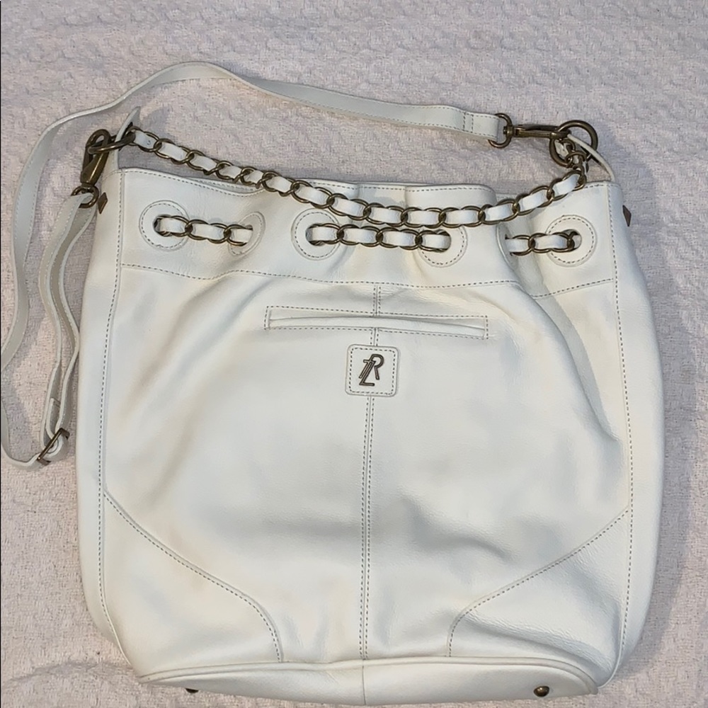 White Rachel Zoe crossbody purse